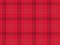 Red Scottish tartan
