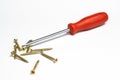 Red screwdriver Royalty Free Stock Photo