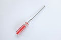 Red screwdriver isolate on a white background.Mechanic tools concept Royalty Free Stock Photo