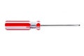 Red screwdriver isolated on white background Royalty Free Stock Photo