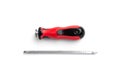 Red screwdriver isolated on white background Royalty Free Stock Photo