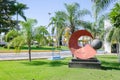 Red Sculpture in front of the city hall of Porto Velho