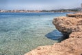 Red Sea from a beach in Sharm el Sheikh, Egypt Royalty Free Stock Photo