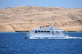 Red sea boat trip in the Red sea near Hurghada Royalty Free Stock Photo