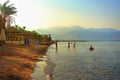 Red sea. Eilat. Israel. The shore of the Gulf of Aqaba Royalty Free Stock Photo