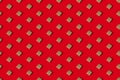 Red seamless background beige gift pattern parcel Royalty Free Stock Photo