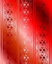 Red seamless brocade vector