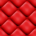 Red Seamless Padded Design Royalty Free Stock Photo
