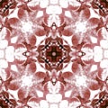 Red seamless pattern. Amusing delicate soap bubbles Royalty Free Stock Photo