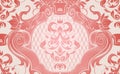 Red Seamless wallpaper pattern Royalty Free Stock Photo