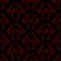 Red seamless wallpaper pattern Royalty Free Stock Photo