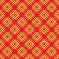 Red seamless wallpaper pattern, vector Royalty Free Stock Photo