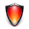 Red security shield