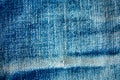 Old Blue jean texture Royalty Free Stock Photo