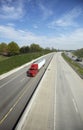 Red Semi Truck