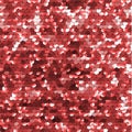 Red sequined surface texture