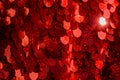 Red sequins pattern. Sparkling sequins background. Red sequin fabric for background. rectangular red shiny fabric Royalty Free Stock Photo