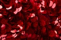 Red sequins pattern. Sparkling sequins background. Red sequin fabric. rectangular red shiny fabric Royalty Free Stock Photo