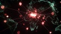 Global cyber security network protecting data flow across continents