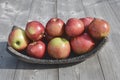 Apples in plate