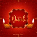 Red shiny decorative indian style background Royalty Free Stock Photo