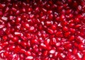 Red and shiny pomegranate