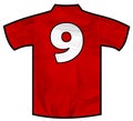 Red shirt nine