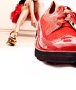 Red shoe Royalty Free Stock Photo