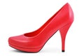 Red shoe Royalty Free Stock Photo