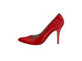 Red shoe Royalty Free Stock Photo