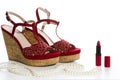 Red shoes Royalty Free Stock Photo