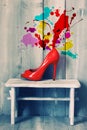 Red shoes