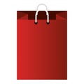 Red shopping bag icon isolated Royalty Free Stock Photo