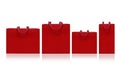 Red shopping bag Royalty Free Stock Photo