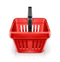 Red shopping basket