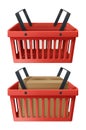 Red Shopping Basket