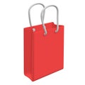 Red shopping sale bag. Royalty Free Stock Photo