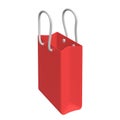 Red shopping sale bag. Royalty Free Stock Photo