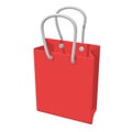 Red shopping sale bag. Royalty Free Stock Photo