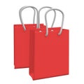 Red shopping sale bag. Royalty Free Stock Photo