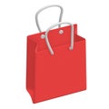 Red shopping sale bag. Royalty Free Stock Photo