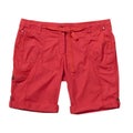Red shorts isolated on white Royalty Free Stock Photo