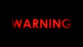 Warning adult content red sign Royalty Free Stock Photo