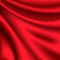 Red silk background