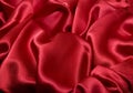 Red silk background Royalty Free Stock Photo