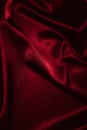 Red silk closeup