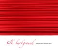 Red silk curtain background