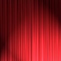 Red silk curtain background Royalty Free Stock Photo