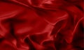 Red silk draped fabric background with . Luxurious folded textile decoration element for poster, banner or cover design. Royalty Free Stock Photo