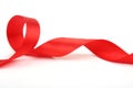 Red silk ribbon